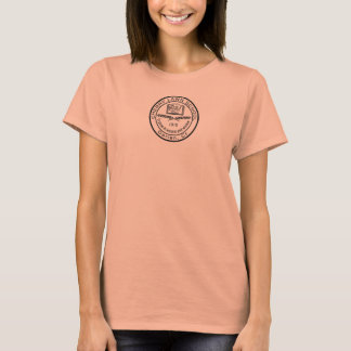 Le T-shirt des femmes d'école de pelouse de cerise