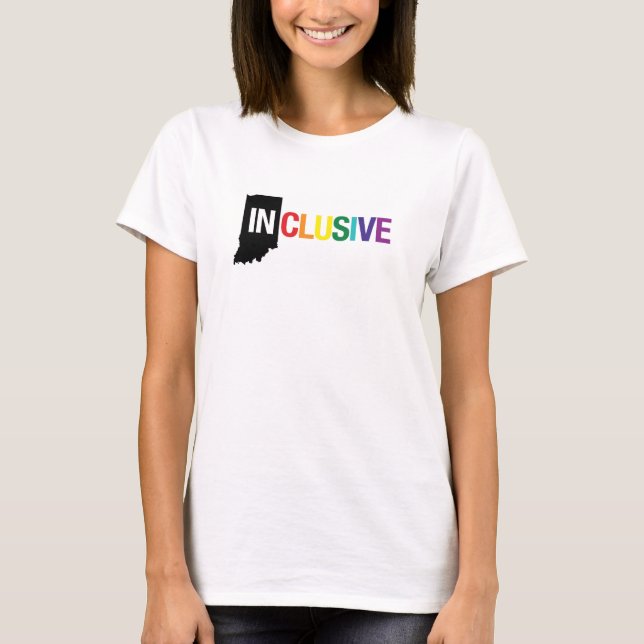 Le T-shirt des femmes incluses de l'Indiana | (Devant)