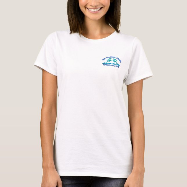 Le T-shirt des femmes - la croisière des dauphins (Devant)