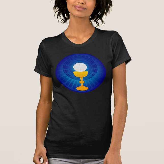 Le T-shirt des femmes saintes d'eucharistie (Devant)