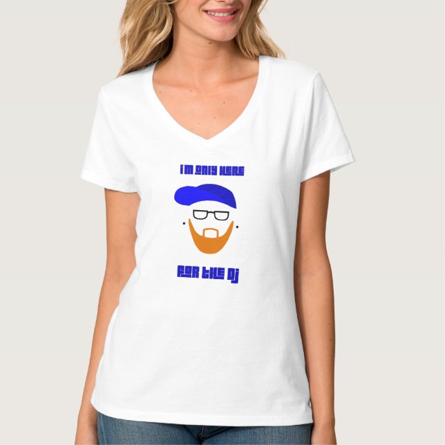 Le T-shirt des femmes tubulaires de rues du DJ (Devant)