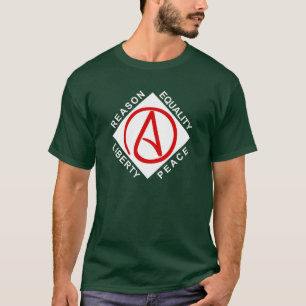 Le T-shirt des grands hommes athées de logo
