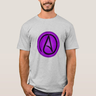 Le T-shirt des hommes athées de logo