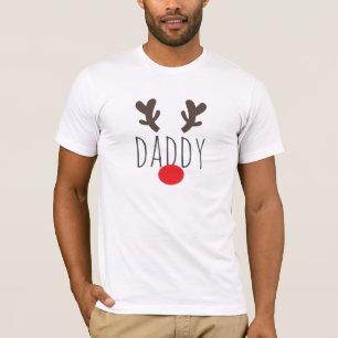 Le T-shirt des hommes au nez rouge personnalisés