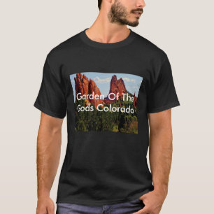 Le T-shirt des hommes avec le jardin des dieux
