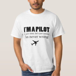 Le T-shirt des hommes - citation drôle d'aviation
