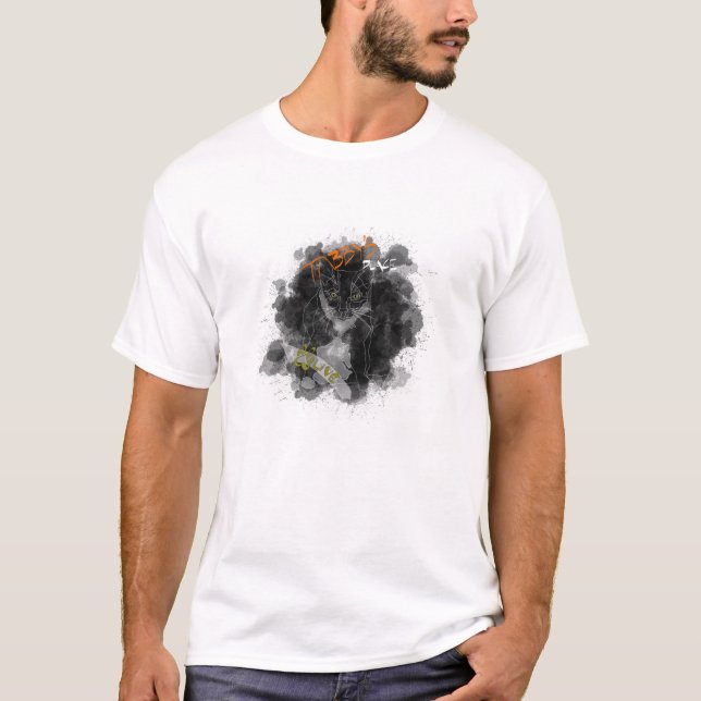 Le T-shirt des hommes comportant l'olive (Devant)