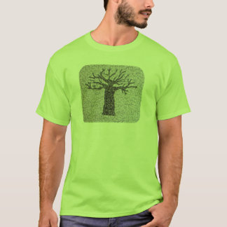 Le T-shirt des hommes d'arbre de baobab de