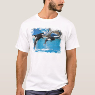 Le T-shirt des hommes de baleines d'orque