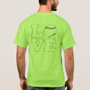 Le T-shirt des hommes de base-ball/base-ball