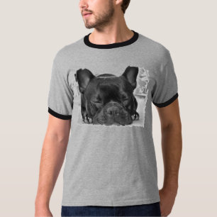 Le T-shirt des hommes de bouledogue français