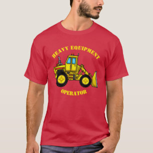 Le T-shirt des hommes de bouteur