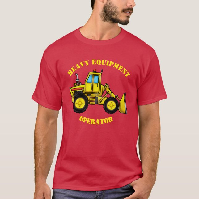 Le T-shirt des hommes de bouteur (Devant)