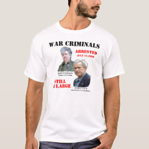 Le T-shirt des hommes de BUSH/KARADZIC