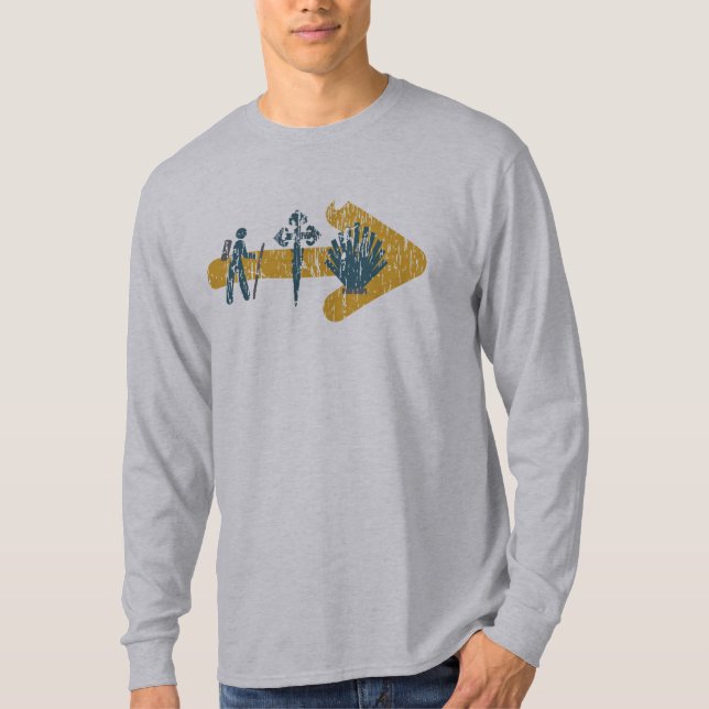 Le T-shirt des hommes de Camino De Santiago (Devant)