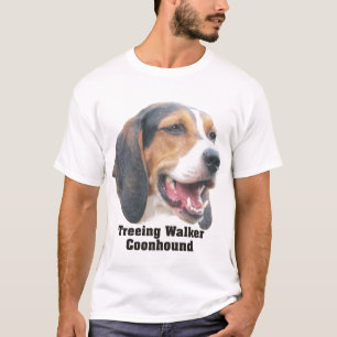 Le T-shirt des hommes de Coonhound de marcheur de
