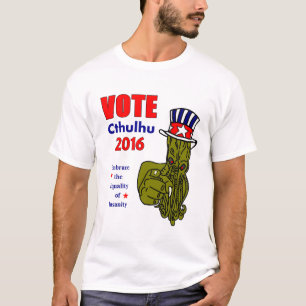 Le T-shirt des hommes de Cthulhu 2016 de vote