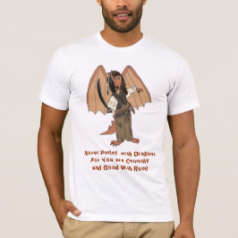 Le T-shirt des hommes de dragon de pirate
