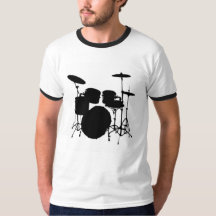 Le T-shirt des hommes de Drumset