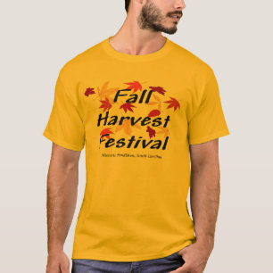 Le T-shirt des hommes de festival de récolte de