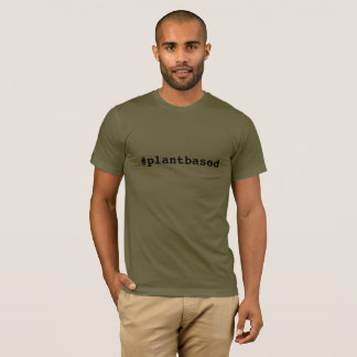 Le T-shirt des hommes de Hashtag Plantbased