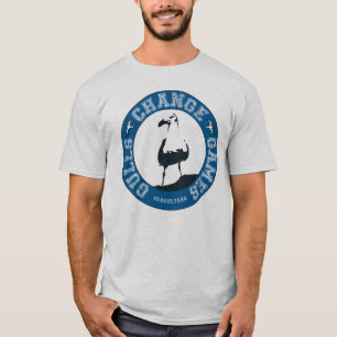 Le T-shirt des hommes de jeux de changement de