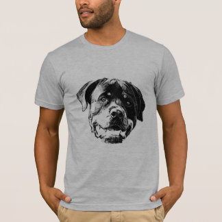 Le T-shirt des hommes de la Rottweiler