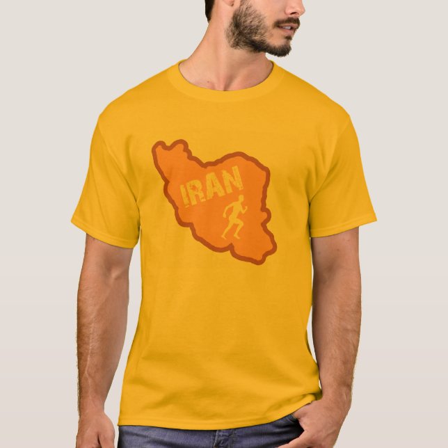 Le T-shirt des hommes de l'Iran (Devant)