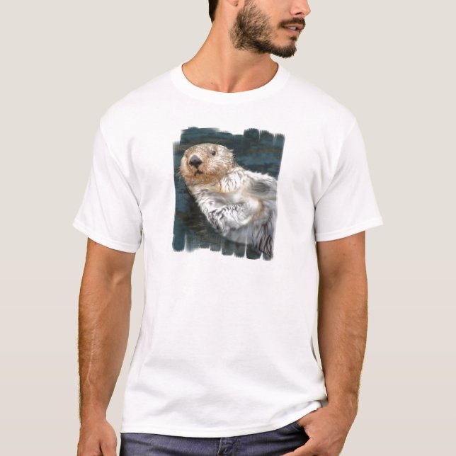 Le T-shirt des hommes de loutre de mer (Devant)