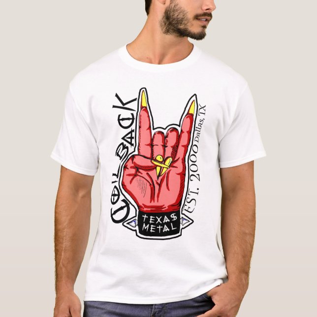 Le T-shirt des hommes de main de démon de Coilback (Devant)
