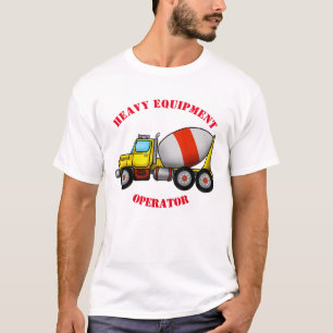Le T-shirt des hommes de mélangeur de ciment