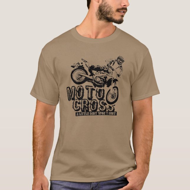 Le T-shirt des hommes de motocross (Devant)