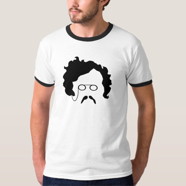 Le T-shirt des hommes de moustache de G K (Devant)