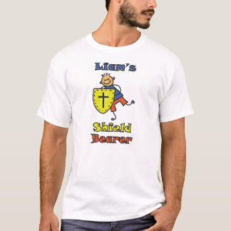 Le T-shirt des hommes "de porteur du bouclier de