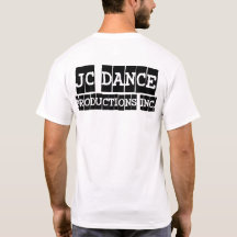 Le T-shirt des hommes de productions de danse de