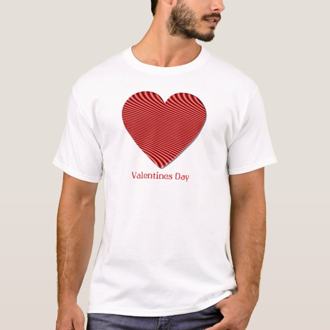 Le T-shirt des hommes de Saint-Valentin (Devant)