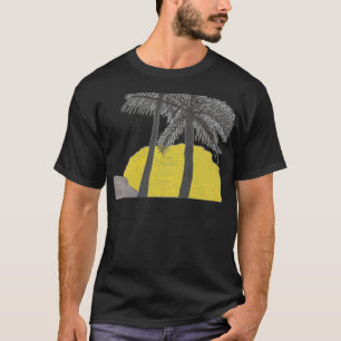 Le T-shirt des hommes de silhouette de lever de