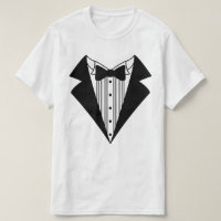 Le T-shirt des hommes de smoking