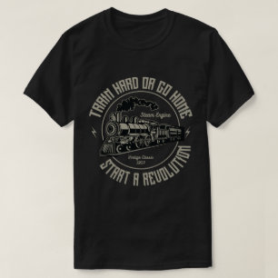 Le T-shirt des hommes de train