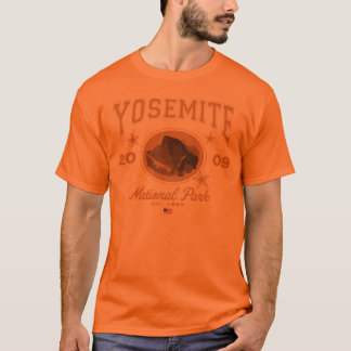 Le T-shirt des hommes de Yosemite, orange