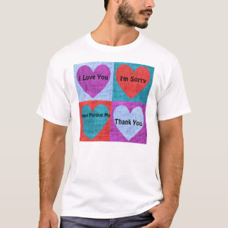 Le T-shirt des hommes d'expressions de