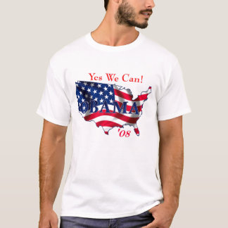 Le T-shirt des hommes d'Obama Etats-Unis