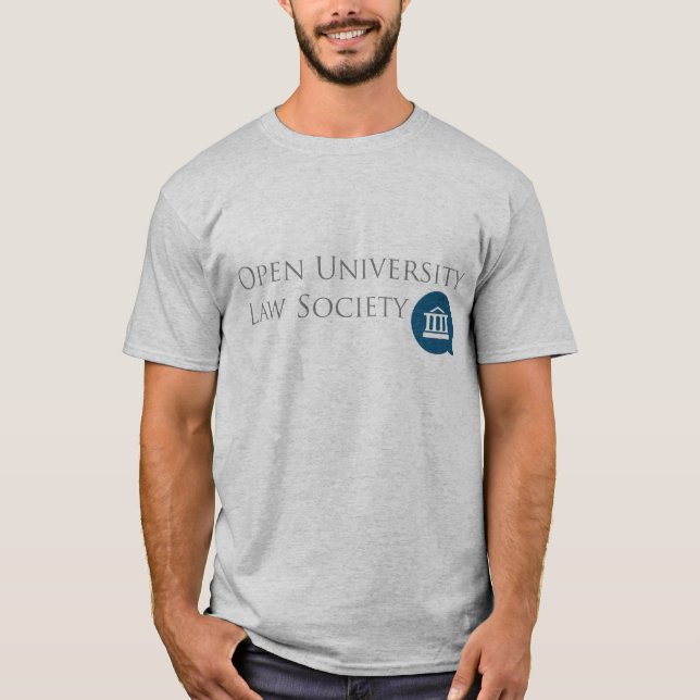 Le T-shirt des hommes d'OULS (gris) (Devant)