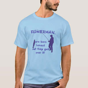 Le T-shirt des hommes drôles de pêcheur