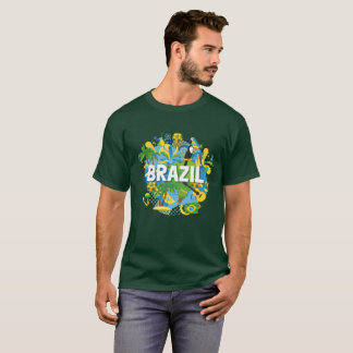 Le T-shirt des hommes du Brésil