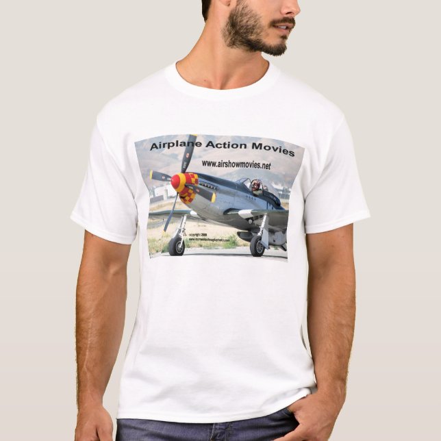 Le T-shirt des hommes du mustang P-51 (Devant)