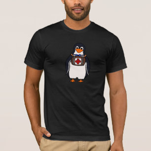 Le T-shirt des hommes du pingouin de St Bernard