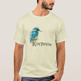 Le T-shirt des hommes du Roi Twitcher Birdwatcher