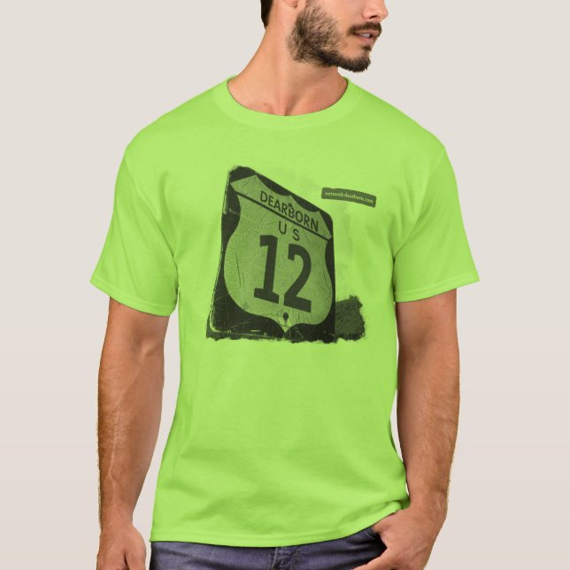 Le T-shirt des hommes d'US-12 Dearborn (Devant)