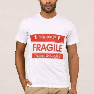 Le T-shirt des hommes fragiles de signe